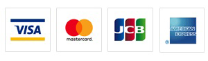 VISA MASTERCARD JCB AMERICAN EXPRESS