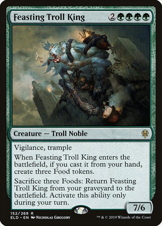 (ELD)Feasting Troll King/貪るトロールの王