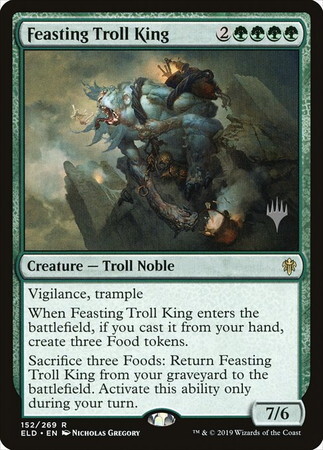 (ELD)Feasting Troll King(プロモP)(F)/貪るトロールの王