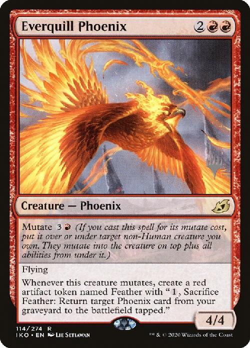 (IKO)Everquill Phoenix(プロモP)/永遠羽のフェニックス
