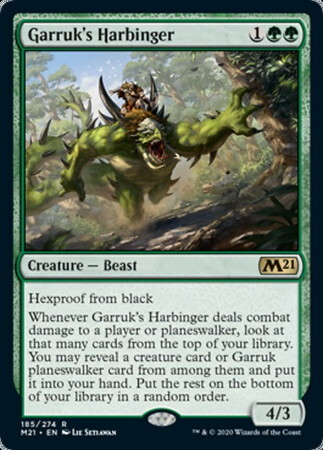 (M21)Garruk's Harbinger(F)/ガラクの先触れ