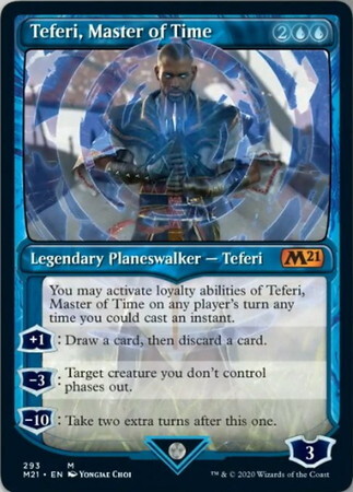 (M21)Teferi Master of Time(293)(ショーケース)(F)/時の支配者、テフェリー