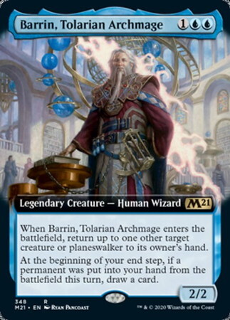 (M21)Barrin Tolarian Archmage(拡張枠)/トレイリアの大魔導師、バリン
