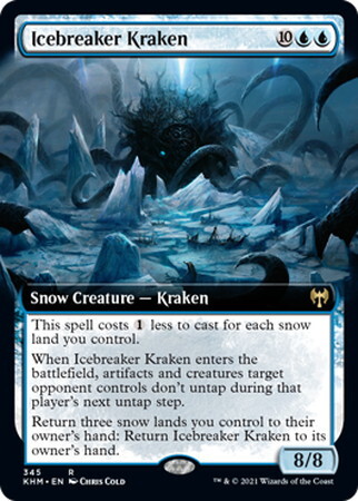 (KHM)Icebreaker Kraken(拡張枠)(F)/氷砕きのクラーケン