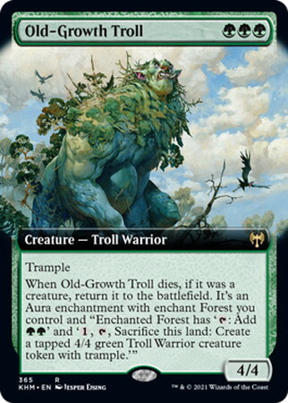 (KHM)Old-Growth Troll(拡張枠)(F)/老樹林のトロール