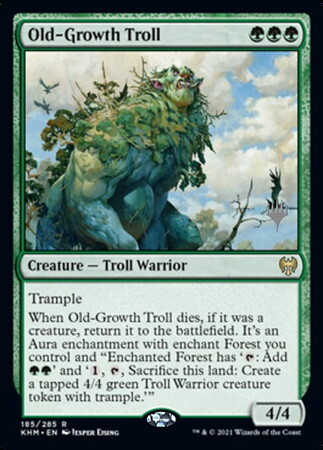 (KHM)Old-Growth Troll(プロモP)(F)/老樹林のトロール