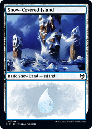 KHM)Snow-Covered Island(279)(F)/冠雪の島 | (FOIL)コモン 