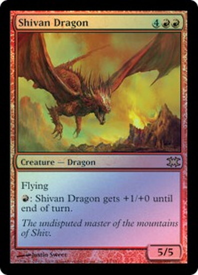 (DRB)Shivan Dragon(F)/シヴ山のドラゴン