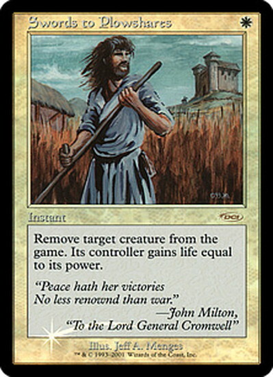 (FNM)Swords to Plowshares(DCI)(F)/剣を鍬に