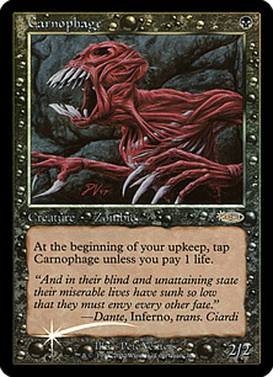 継ぎ目無し　4枚セット【Foil】カーノファージ/Carnophage　DCI FNM)Carnophage(DCI)(F)/カーノファージ | (FOIL)神話レア・レア