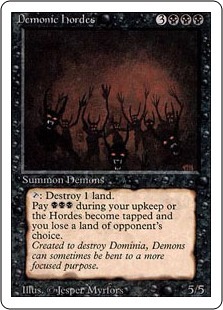 (3ED)Demonic Hordes/(未訳)