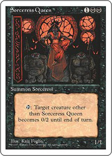 (4ED)Sorceress Queen(95年)/魔術師の女王
