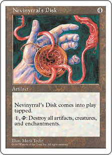 (5ED)Nevinyrral's Disk(97年)/ネビニラルの円盤