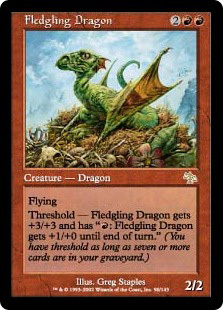 (JUD)Fledgling Dragon/巣立つドラゴン