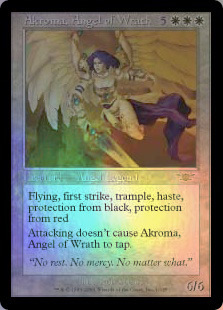 (LGN)Akroma Angel of Wrath(F)/怒りの天使アクローマ