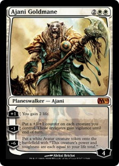 (M10)Ajani Goldmane(F)/黄金のたてがみのアジャニ