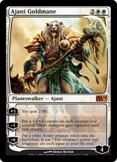 (M11)Ajani Goldmane(F)/黄金のたてがみのアジャニ