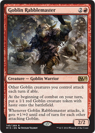 (M15)Goblin Rabblemaster(F)/ゴブリンの熟練扇動者