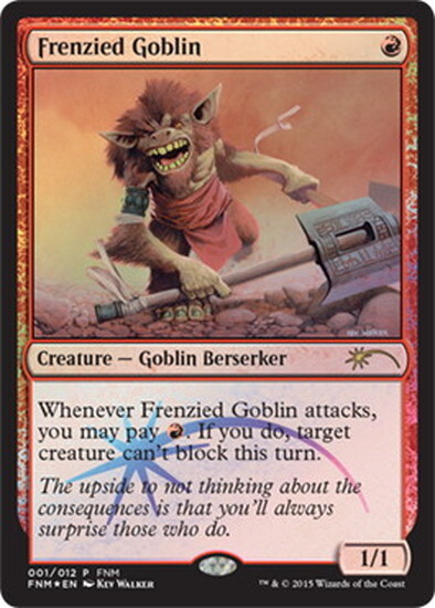 (FNM)Frenzied Goblin(流星)(F)/激情のゴブリン