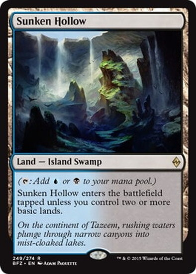 (BFZ)Sunken Hollow(F)/窪み渓谷