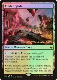 (BFZ)Cinder Glade(日付入)(F)/燃えがらの林間地