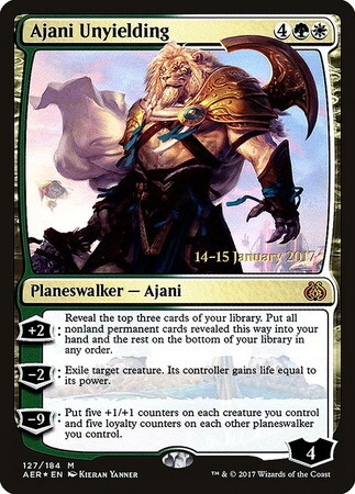 (AER)Ajani Unyielding(日付入)(F)/不撓のアジャニ