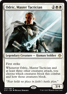 (E01)Odric Master Tactician/熟練の戦術家、オドリック