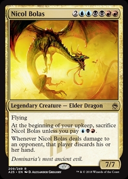 (A25)Nicol Bolas(F)/ニコル・ボーラス