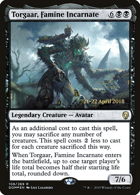 (DOM)Torgaar Famine Incarnate(日付入)(F)/飢饉の具現、トルガール