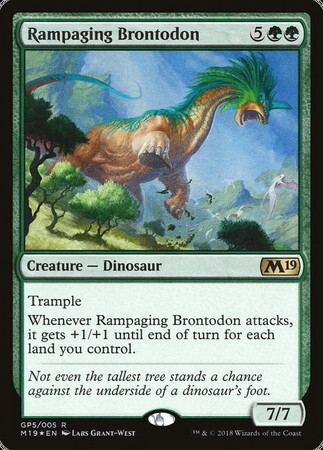 (M19)Rampaging Brontodon(F)/暴れ回るブロントドン