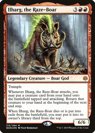 (WAR)Ilharg the Raze-Boar(日付入)(F)/猪の祟神、イルハグ