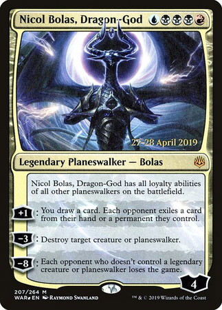 (WAR)Nicol Bolas Dragon-God(日付入)(F)/龍神、ニコル・ボーラス