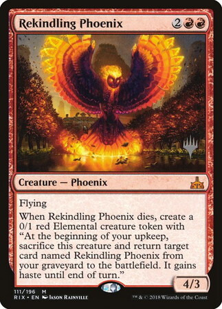 (RIX)Rekindling Phoenix(プロモP)(F)/再燃するフェニックス