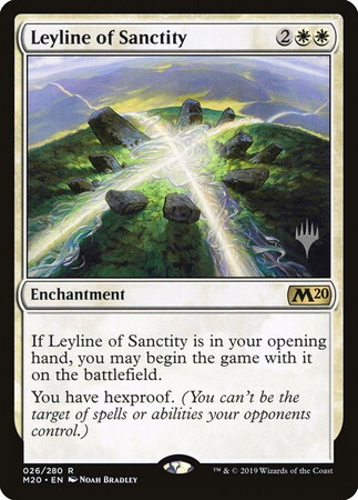 (M20)Leyline of Sanctity(プロモP)(F)/神聖の力線