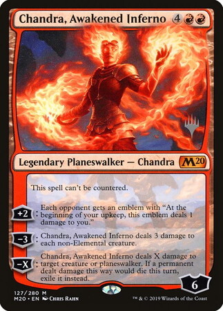 (M20)Chandra Awakened Inferno(プロモP)/目覚めた猛火、チャンドラ
