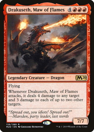 (M20)Drakuseth Maw of Flames(プロモP)(F)/炎の大口、ドラクセス