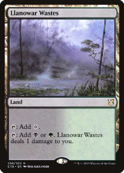 (C19)Llanowar Wastes/ラノワールの荒原