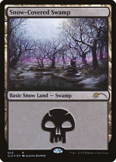 (SLD)Snow-Covered Swamp(003)(F)/冠雪の沼