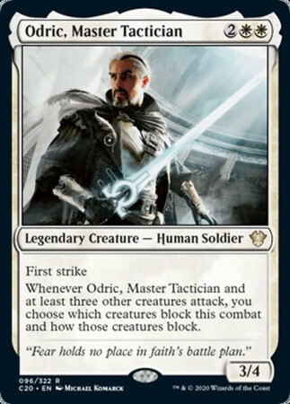 (C20)Odric Master Tactician/熟練の戦術家、オドリック