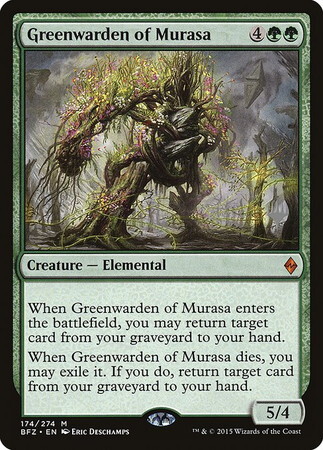 (BFZ)Greenwarden of Murasa(プロモP)/ムラーサの緑守り