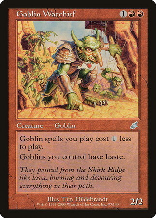 (SCG)Goblin Warchief(F)/ゴブリンの戦長