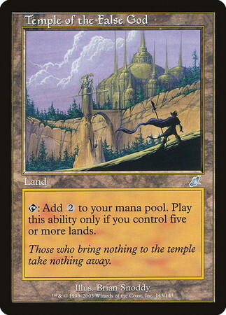 (SCG)Temple of the False God(F)/邪神の寺院