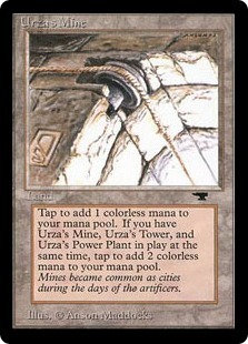 (ATQ)Urza's Mine(黒枠 滑車)/ウルザの鉱山
