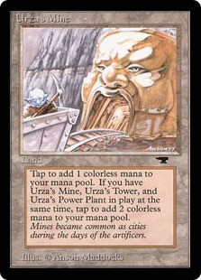 (ATQ)Urza's Mine(黒枠 顔)/ウルザの鉱山