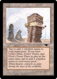(ATQ)Urza's Mine(黒枠 石柱)/ウルザの鉱山
