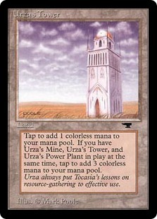 (ATQ)Urza's Tower(黒枠 平原)/ウルザの塔