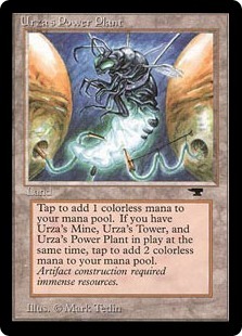 (ATQ)Urza's Power Plant(黒枠 虫)/ウルザの魔力炉