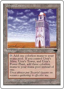 (CHR)Urza's Tower(白枠95年 平原)/ウルザの塔