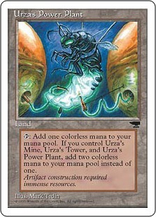 (CHR)Urza's Power Plant(白枠95年 虫)/ウルザの魔力炉