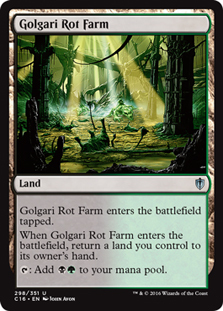 (C16)Golgari Rot Farm/ゴルガリの腐敗農場